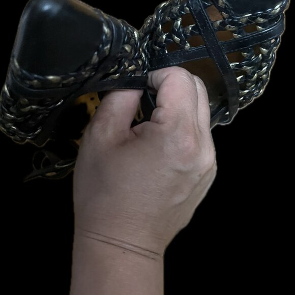 BCBGirls slingback heels pointed toe good condition size 6.5 / 36.5 - Picture 3 of 6